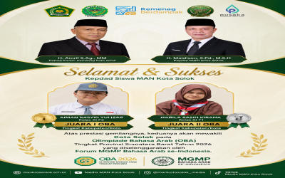 Hebat! Dua Siswa MAN Kota Solok Raih Juara I dan II OBA 2026, Siap Melaju ke Tingkat Provinsi